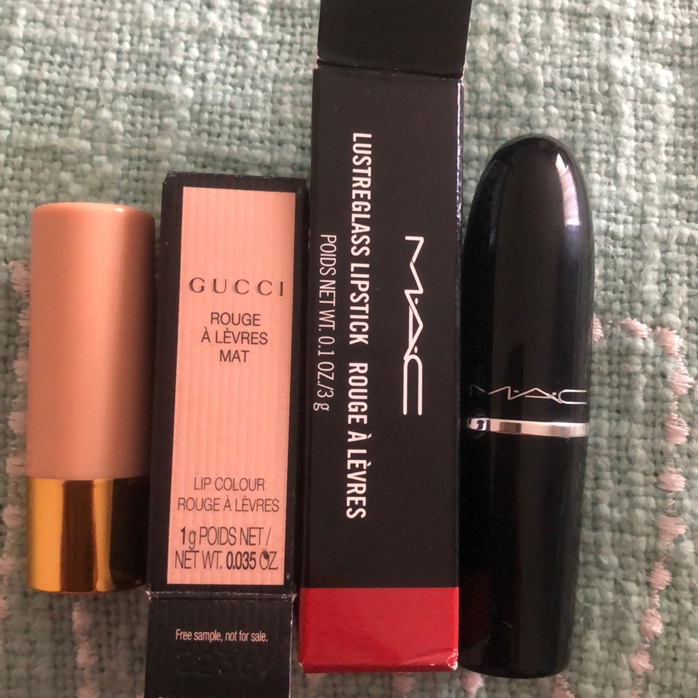 Gucci Mac lipsticks lot of 2 🔥